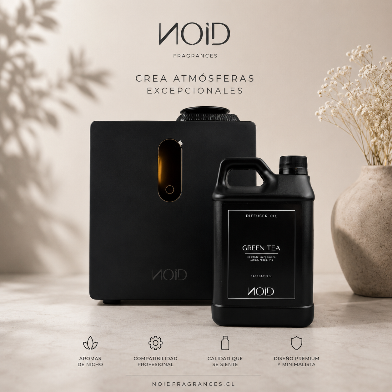 NOID Pro Mist | Difusor Profesional + Diffuser Oil 1L PREVENTA